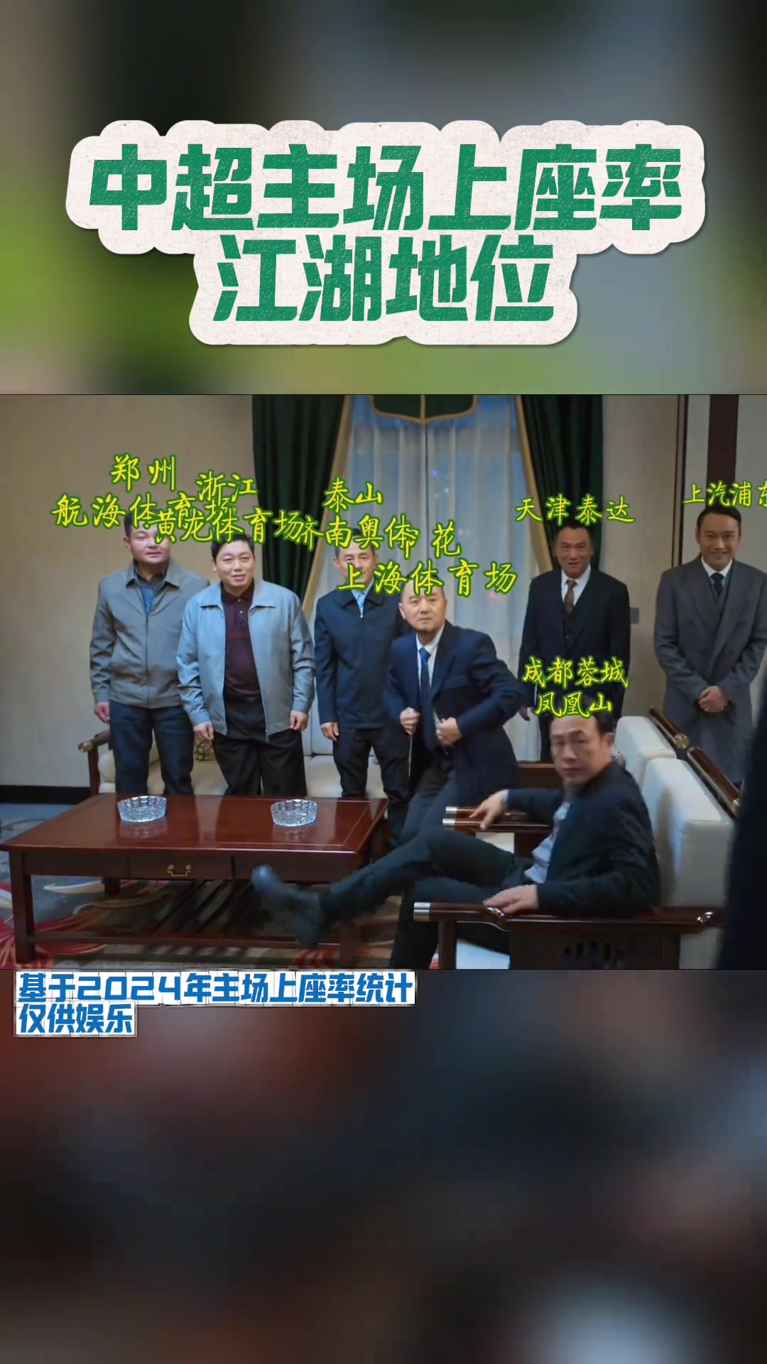 網(wǎng)友整活：論中超主場球迷觀眾人數(shù)，誰是大哥？