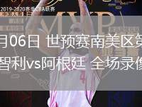 06月06日 世預(yù)賽南美區(qū)第15輪 智利vs阿根廷 全場(chǎng)錄像